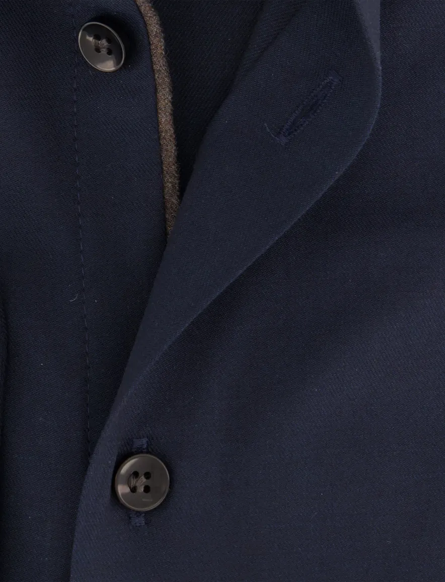 John Miller overhemd donkerblauw normale fit