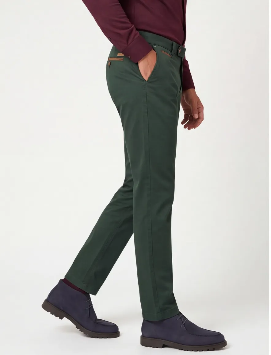 Broek Gardeur groen BENNY