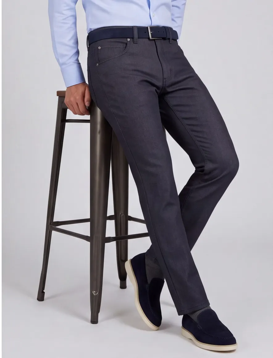 Broek Gardeur donkerblauw BILL-3 440831-1069