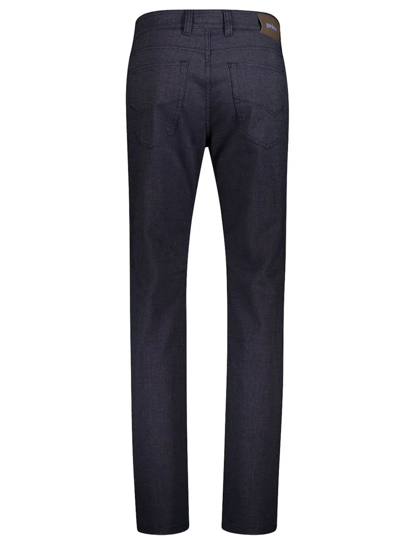 Gardeur Bill broek donkerblauw normale fit