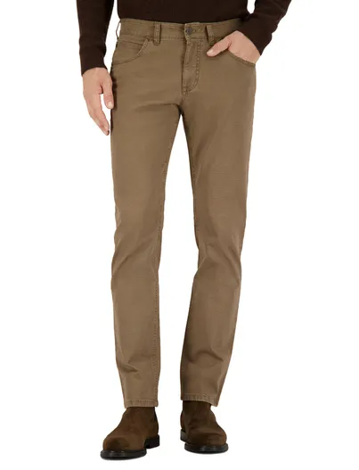 Gardeur Broek Gardeur Bill bruin normale fit