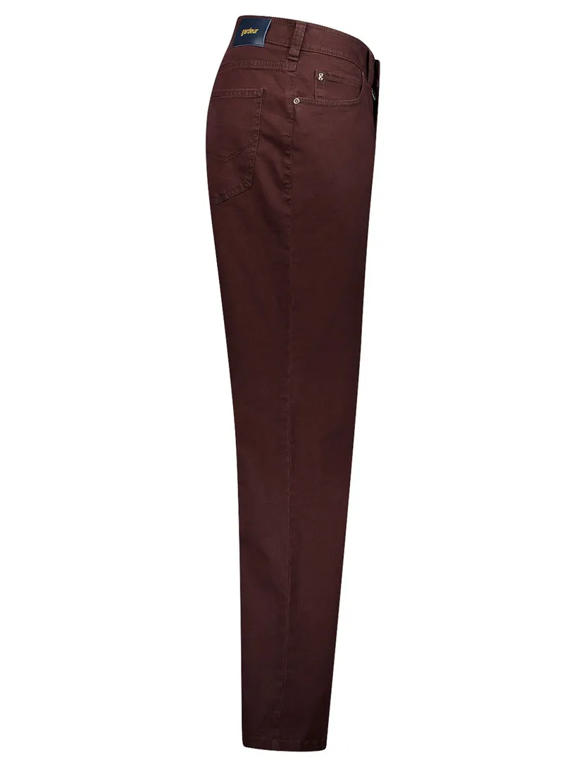 Gardeur Bill broek bordeaux normale fit