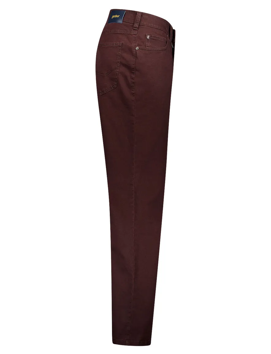 Broek Gardeur bordeaux BILL-3 441141-1049