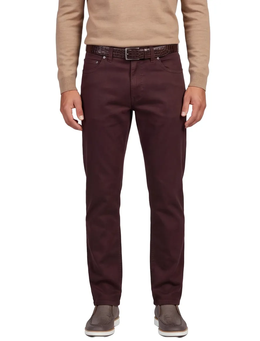 Gardeur Bill broek bordeaux 5-pocket