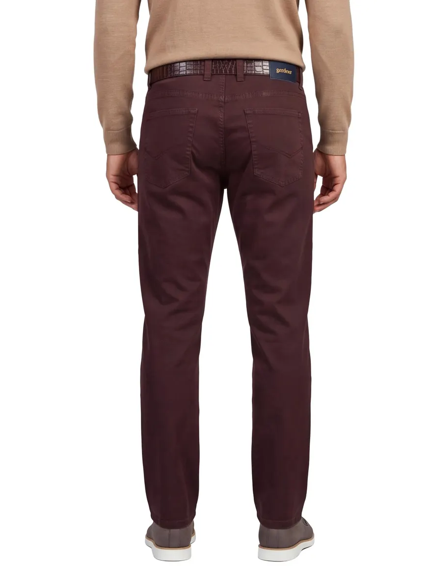 Gardeur Bill broek bordeaux 5-pocket