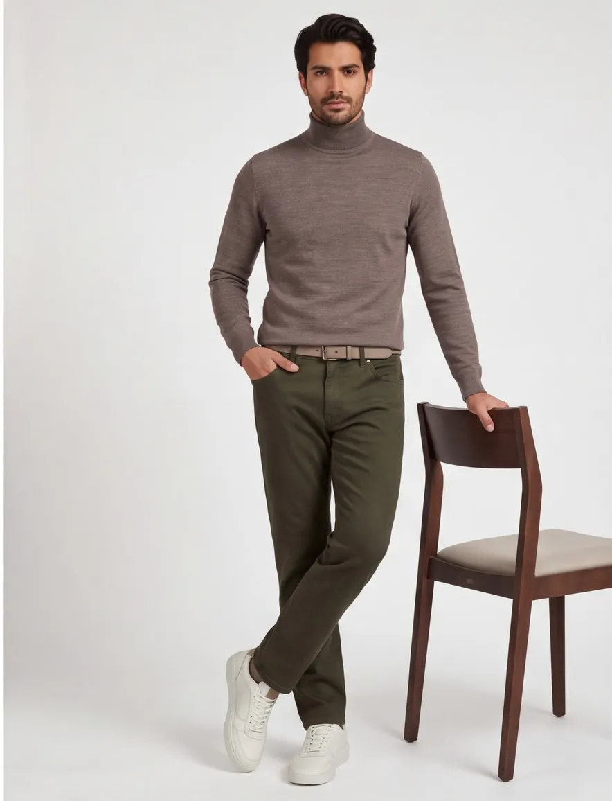 Broek Gardeur groen BILL-3 441141-1075