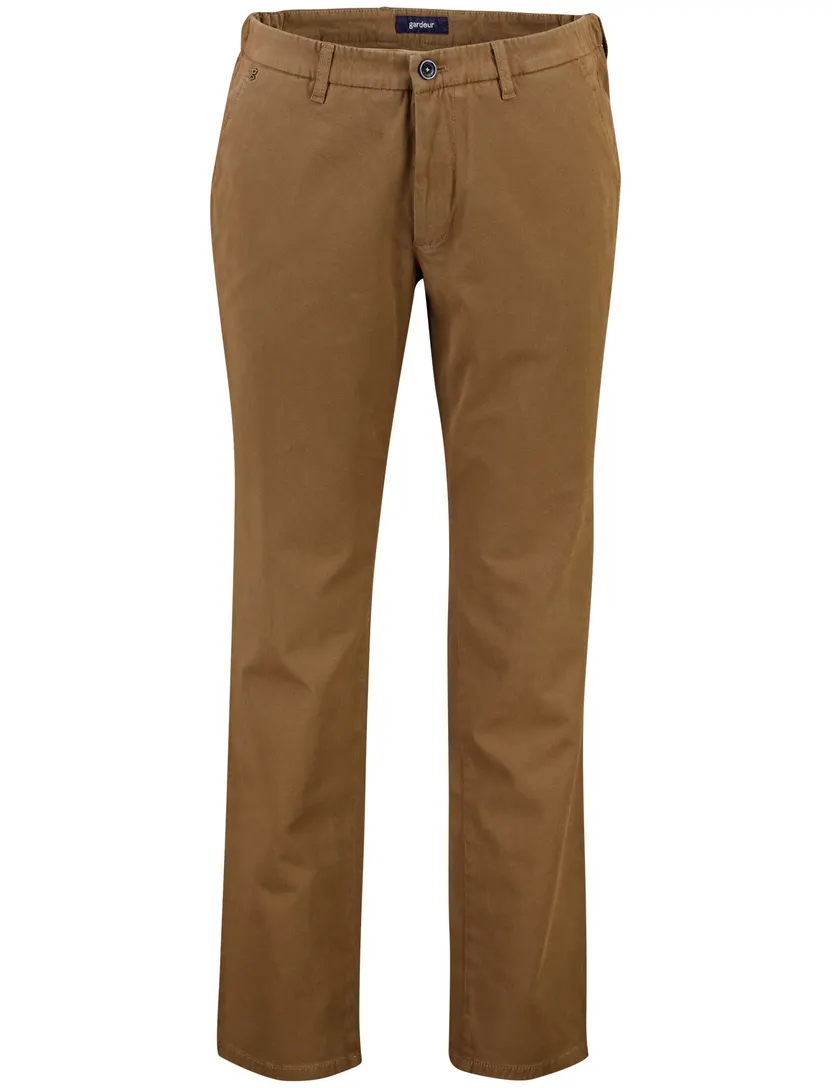 Broek Gardeur bruin lyocell