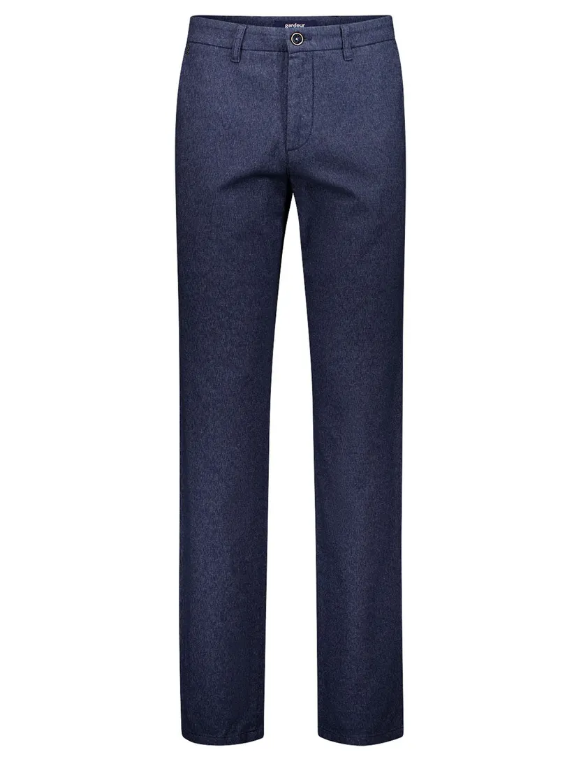Broeken Gardeur Bono donkerblauw gemêleerd