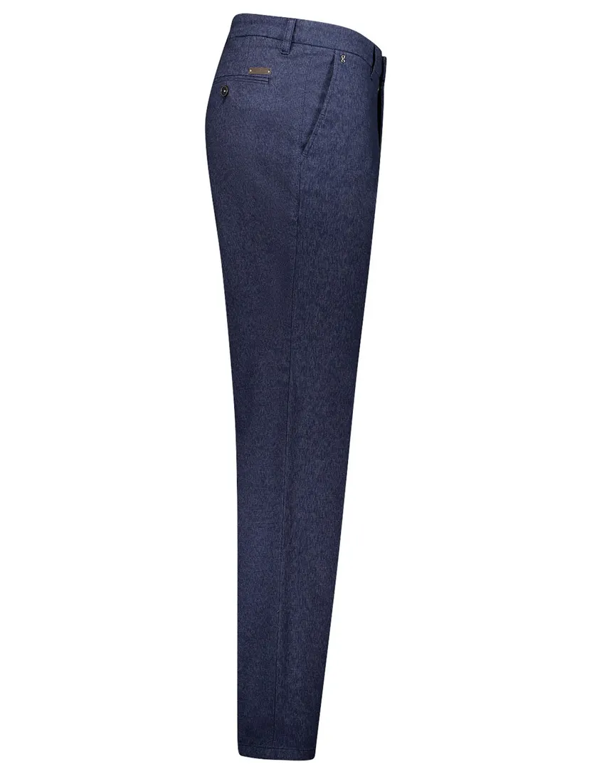 Broeken Gardeur Bono donkerblauw gemêleerd