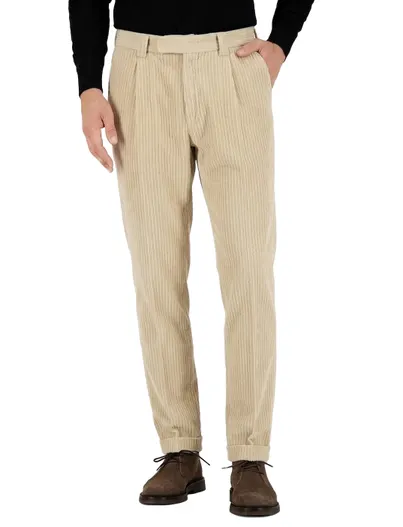Gardeur Gardeur broek crème flatfront model