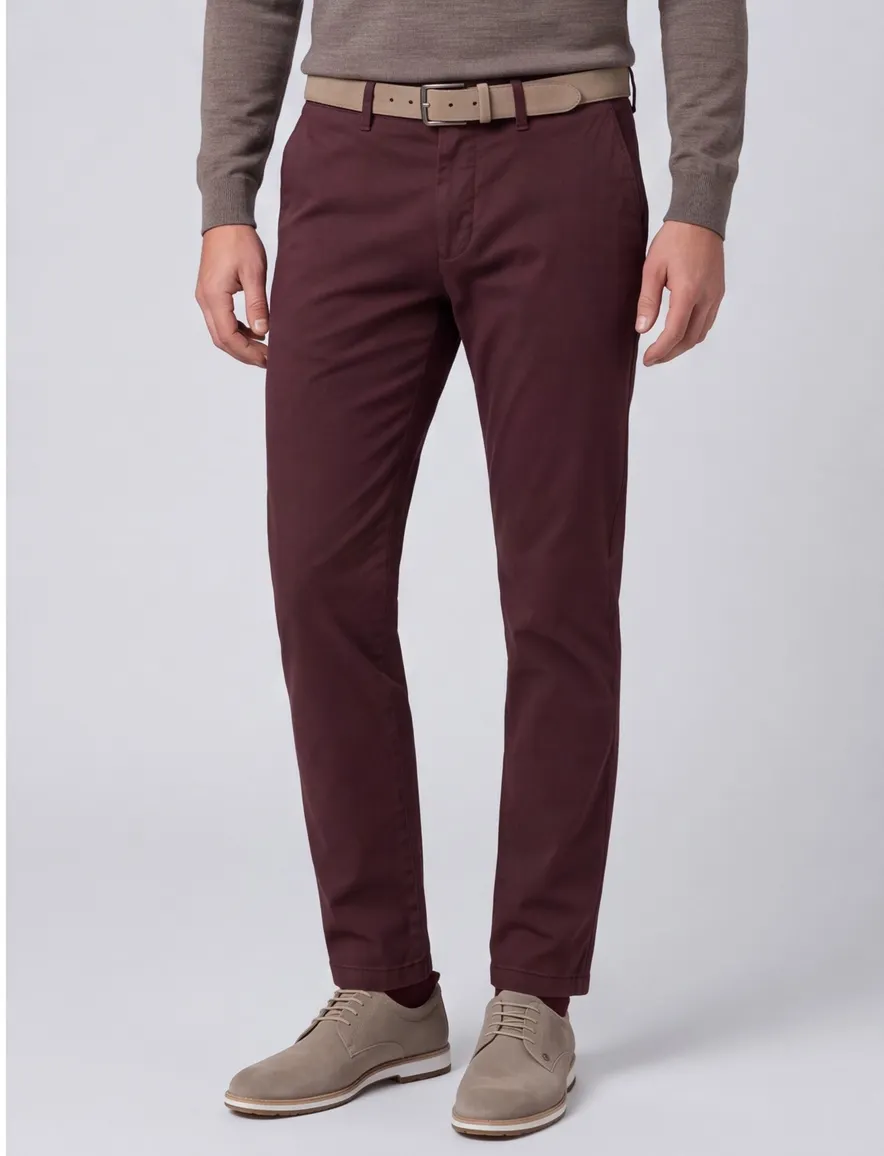 Gardeur TYBALT chino aubergine