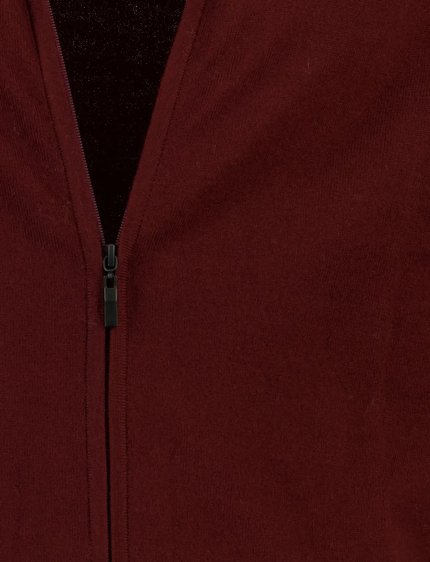 Vest Portofino bordeaux