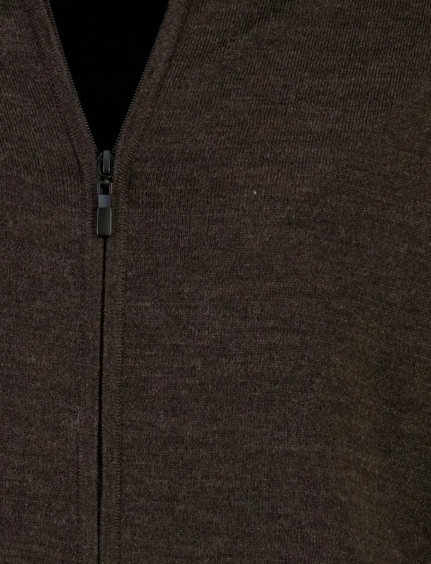 Vest Portofino bruin