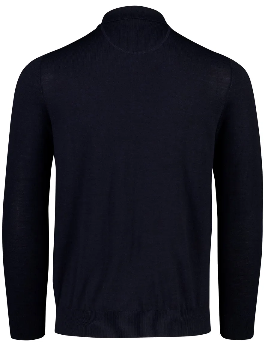 Portofino poloshirt donkerblauw gemeleerd