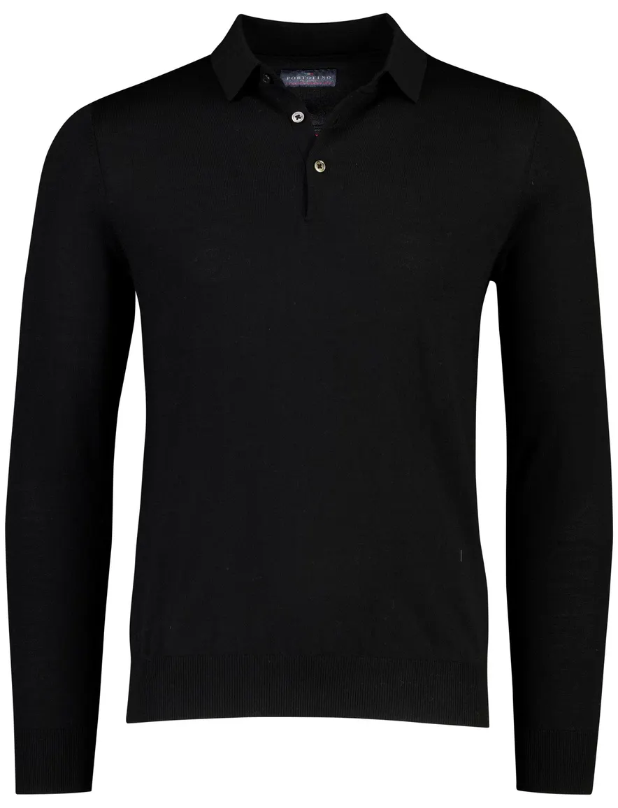 Poloshirt Portofino zwart