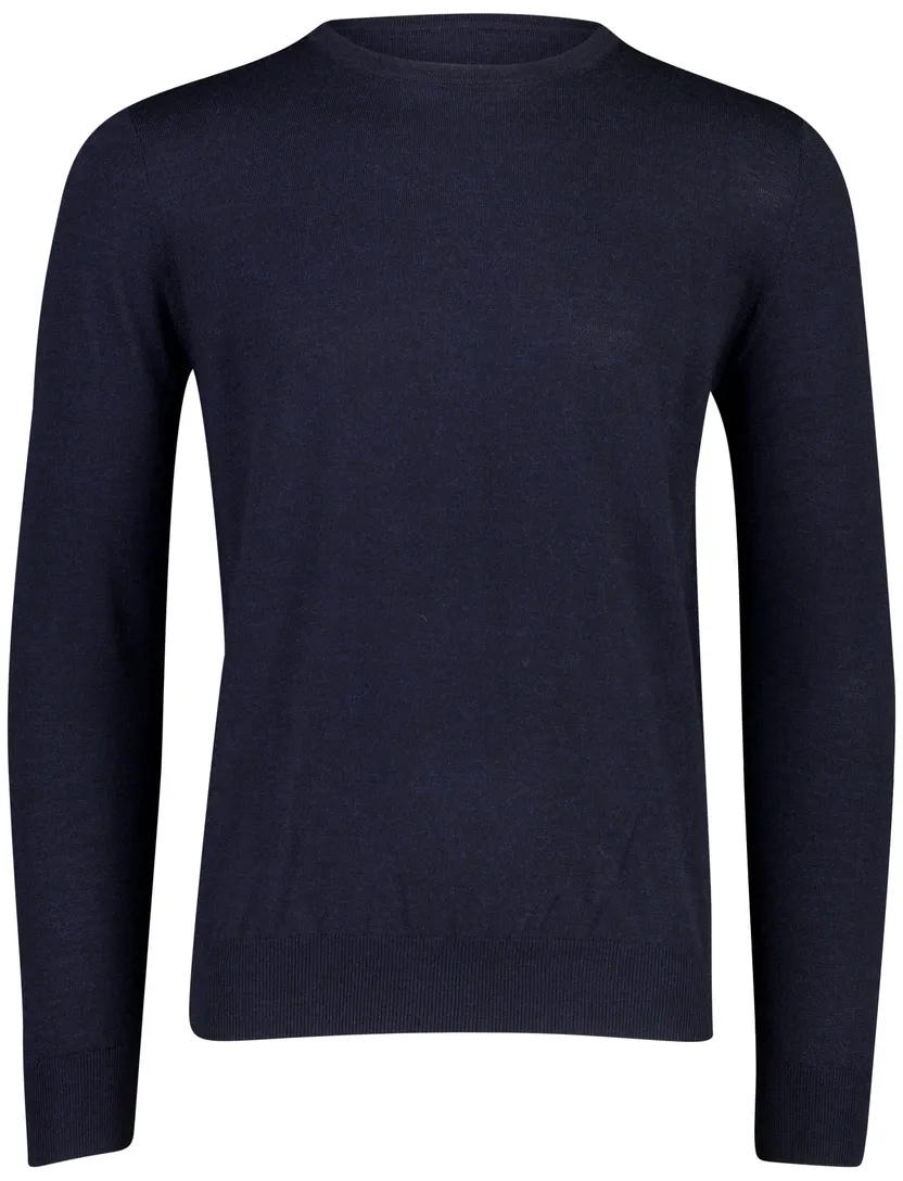 Trui Portofino donkerblauw ronde hals