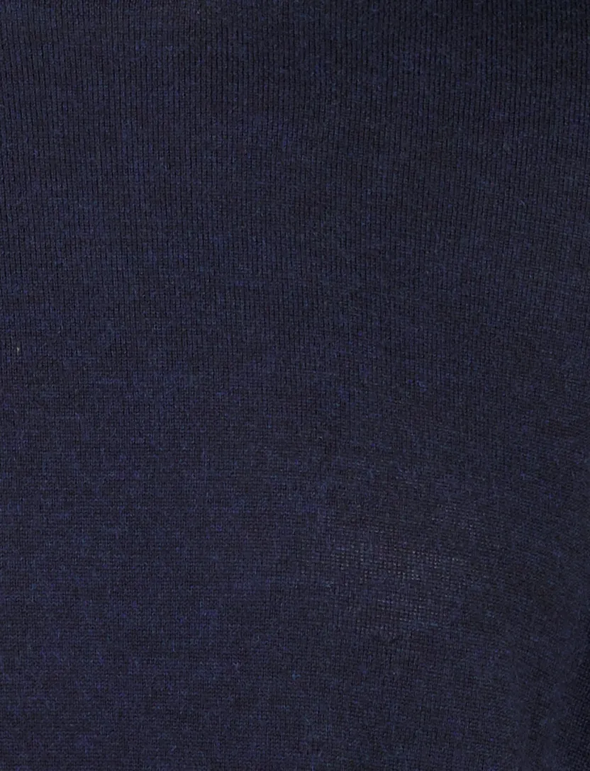 Trui Portofino donkerblauw ronde hals