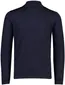 Portofino turtleneck trui donkerblauw gebreid