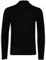 Portofino turtleneck trui zwart gebreid