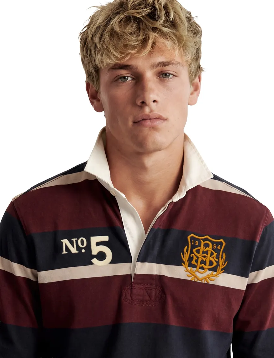 Poloshirt Superdry bordeaux