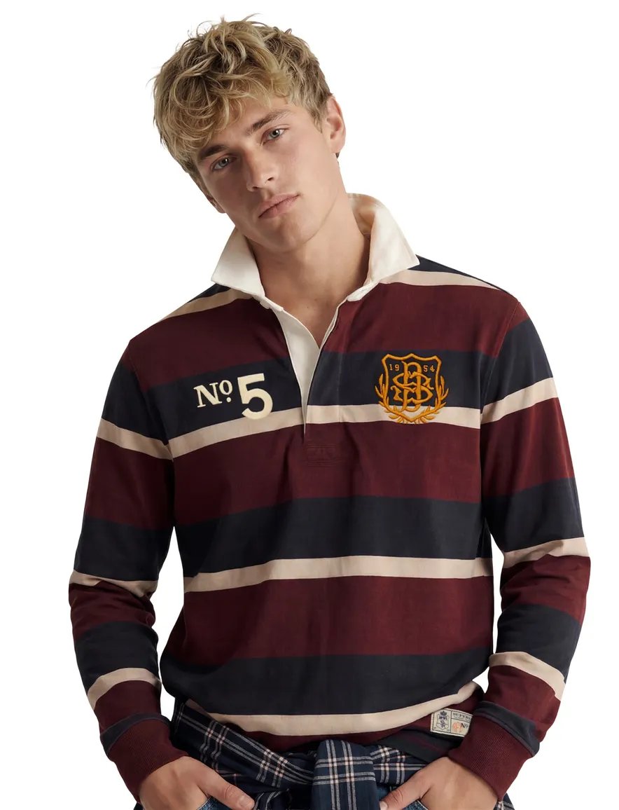 Poloshirt Superdry bordeaux