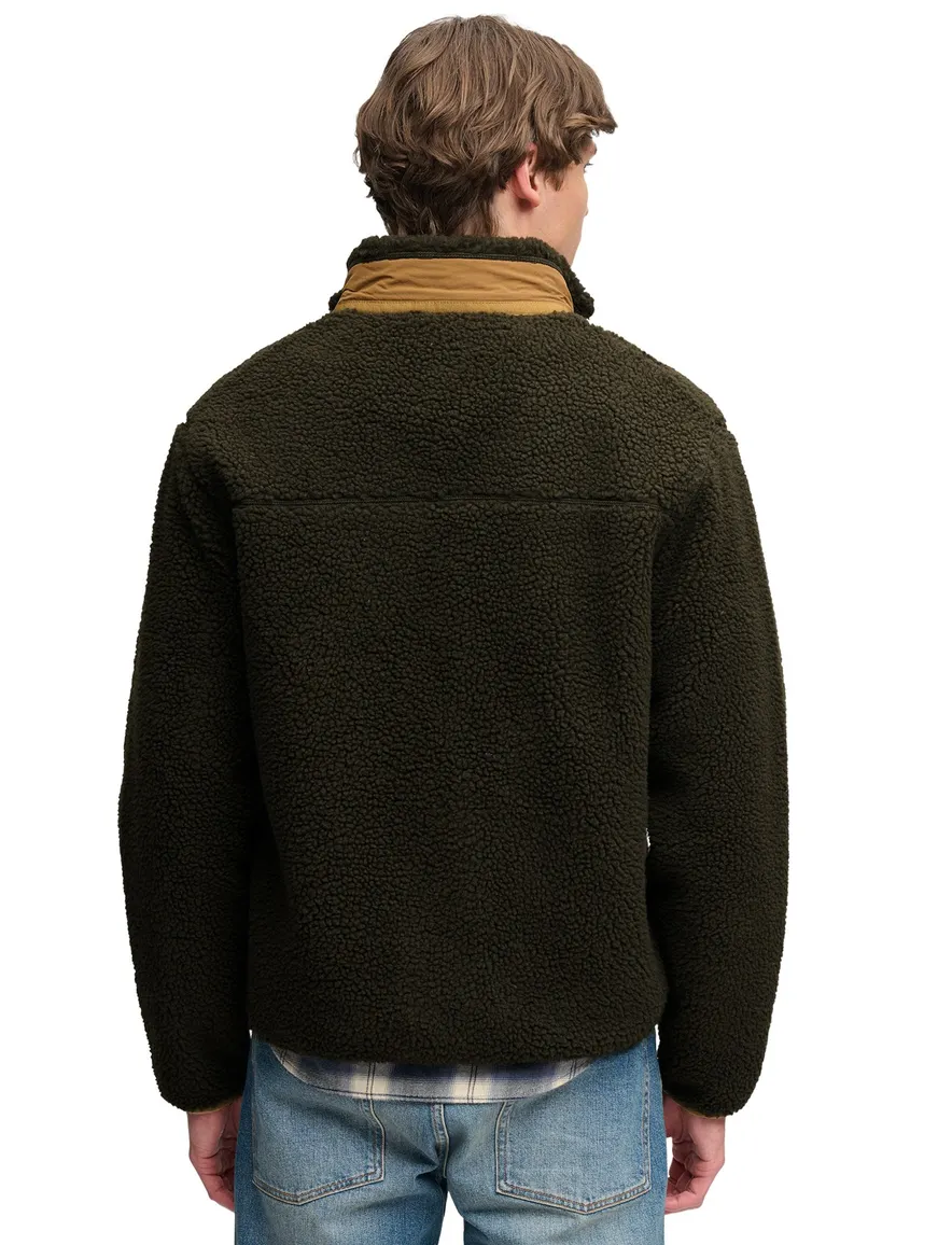 Superdry windjack olijfgroen met borstzak