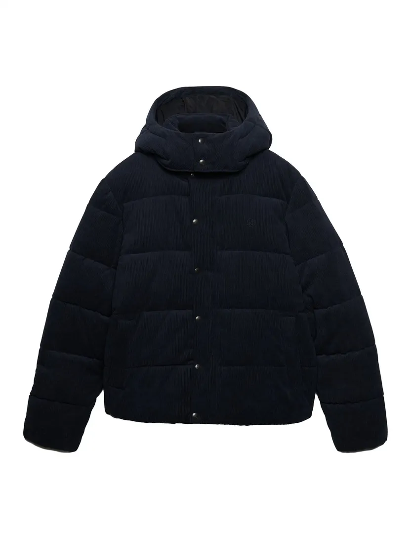 Gewatteerde jas Superdry navy waterafstotend