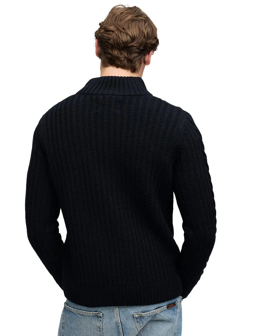 Trui Superdry donkerblauw donkerblauw