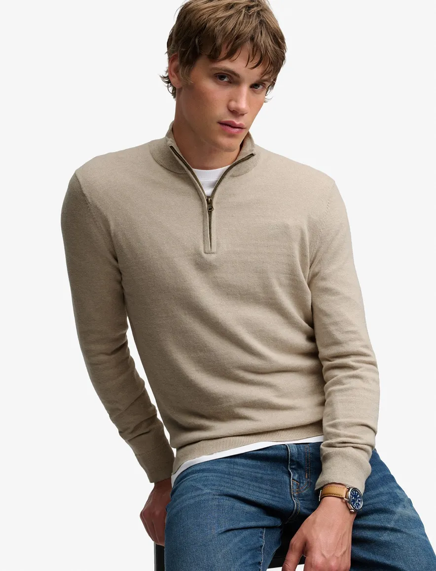 Trui Superdry beige gebreid
