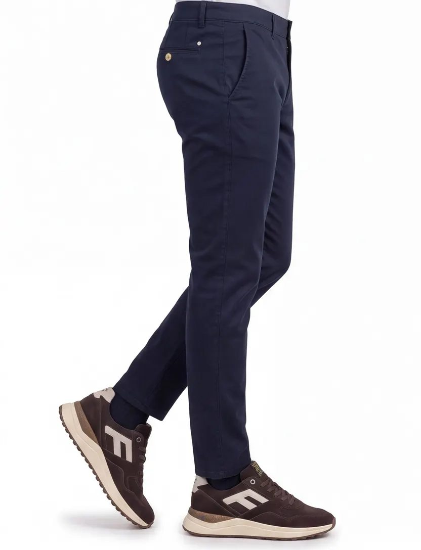 Sneakers Floris van Bommel bruin suede