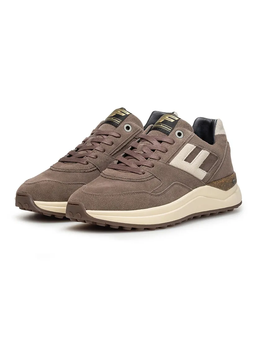 Sneakers Floris van Bommel beige suede