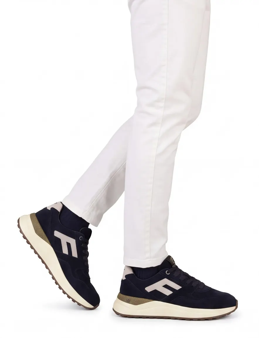 Floris van Bommel sneakers donkerblauw suede