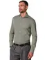 Profuomo Japanese Knitted overhemd mint groen gemêleerd