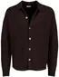 Vest Profuomo bruin OVERSHIRT FULL BUTTON D B