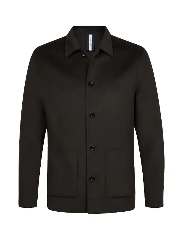 Overshirt Profuomo bruin OVERSHIRT WO BASIC D.BROW
