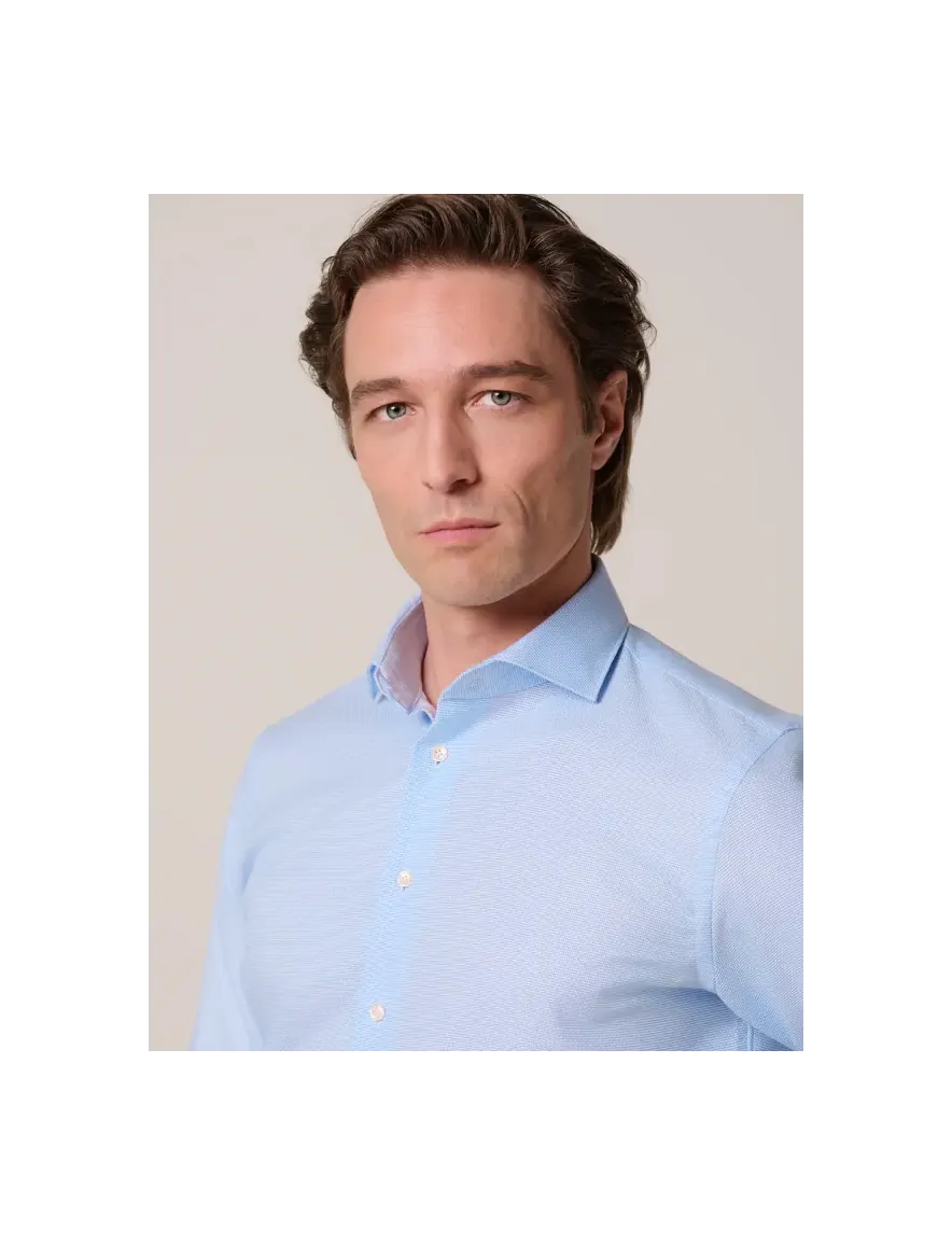 Overhemd Profuomo lichtblauw SHIRT CUTAWAY SF BLUE