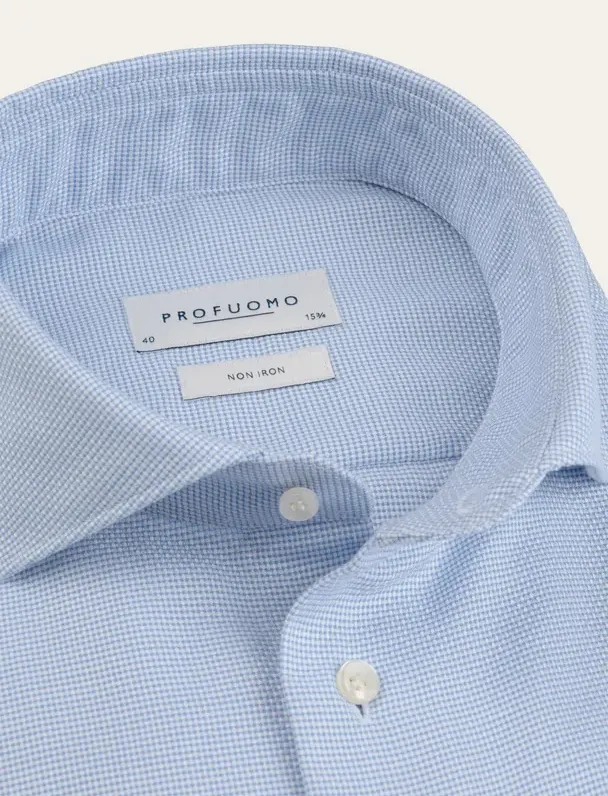 Profuomo overhemd lichtblauw