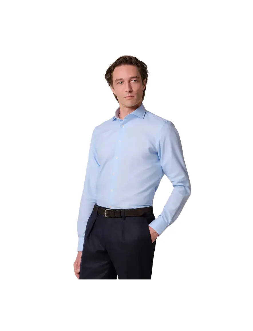 Overhemd Profuomo lichtblauw SHIRT CUTAWAY SF BLUE