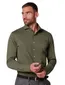 Overhemd Profuomo Japanese Knitted groen slim fit