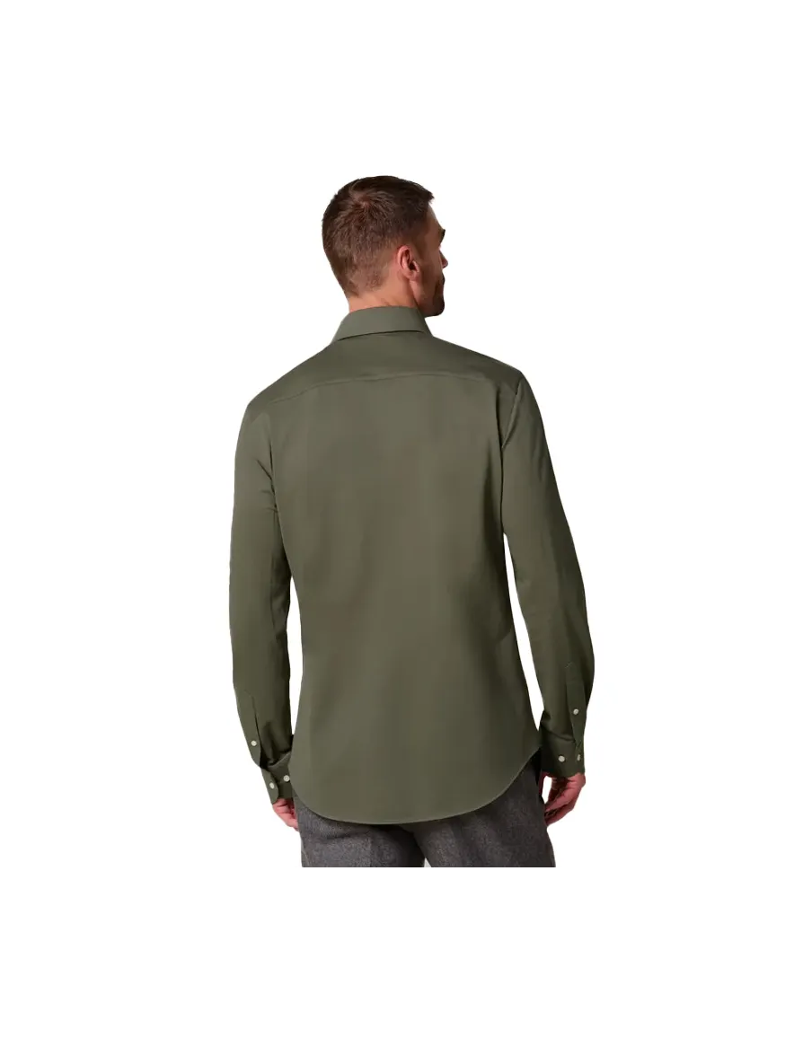 Overhemd Profuomo groen SHIRT X-CUTAWAY SF GREEN