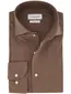 Overhemd Profuomo Japanese Knitted bruin
