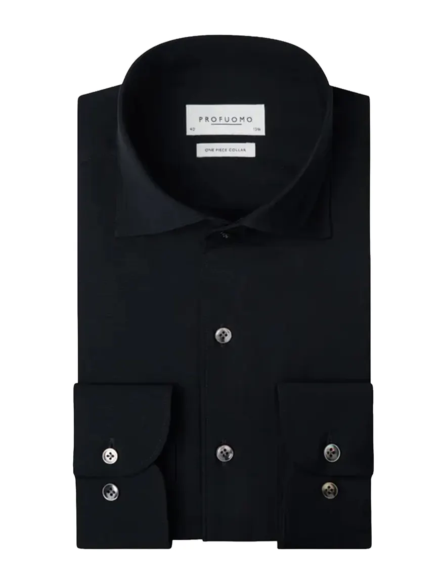 Overhemd Profuomo donkerblauw SHIRT ONE PIECE SF NAVY
