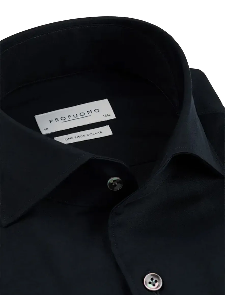 Overhemd Profuomo donkerblauw SHIRT ONE PIECE SF NAVY