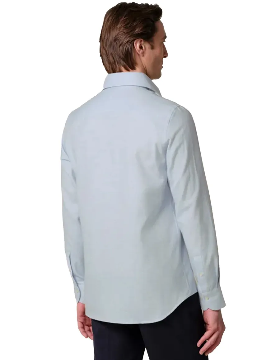 Profuomo Slim Fit overhemd lichtblauw katoen