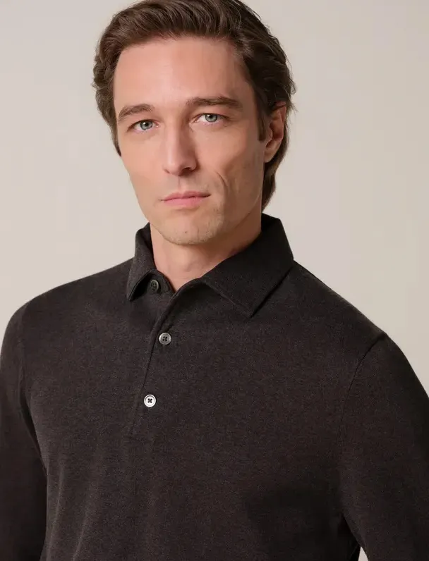 Poloshirt Profuomo bruin