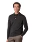Profuomo poloshirt antraciet merinowol gebreid