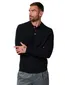 Profuomo poloshirt donkerblauw wol gebreid