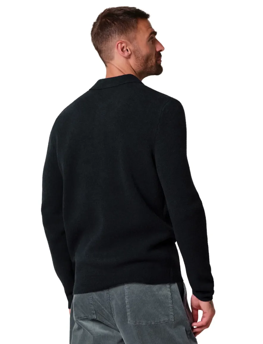 Poloshirt Profuomo donkerblauw POLO LS NAVY