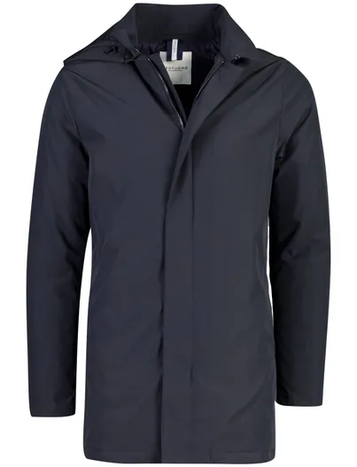 Profuomo Parka jas Profuomo donkerblauw magnetische knopen