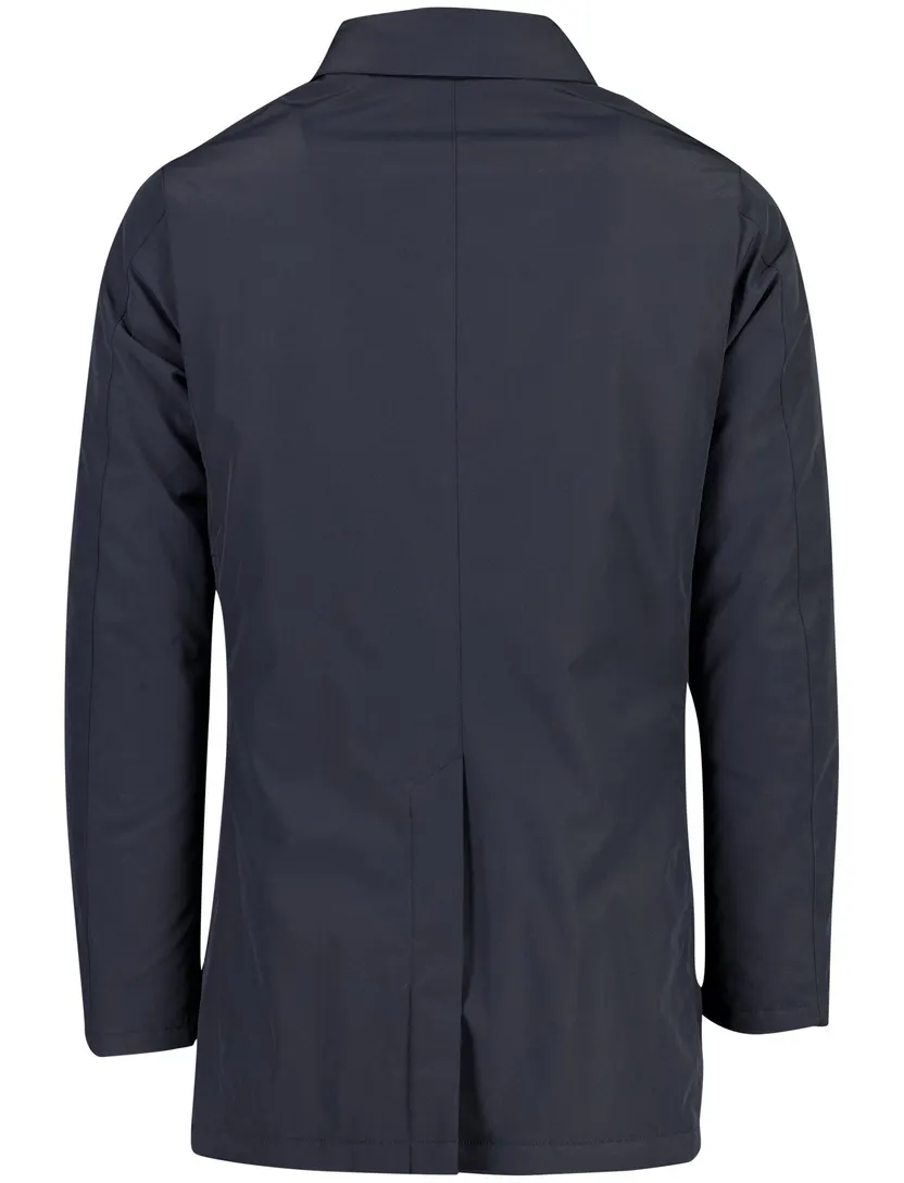 Parka jas Profuomo donkerblauw magnetische knopen